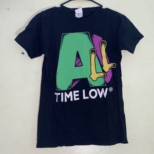 Hot Topic All Time Low Graphic Band Tee